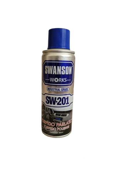 SWANSON WORKS Sw-201 Torpido Plastik Aksam Parlatıcı Sprey 200 Ml ürün görseli