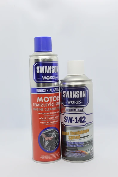 SWANSON MOTOR TEMİZLEME SPREYİ SWANSON 400 ML + KLİMA TEMİZLEME SWANSON SPREYİ 400 ML ürün görseli
