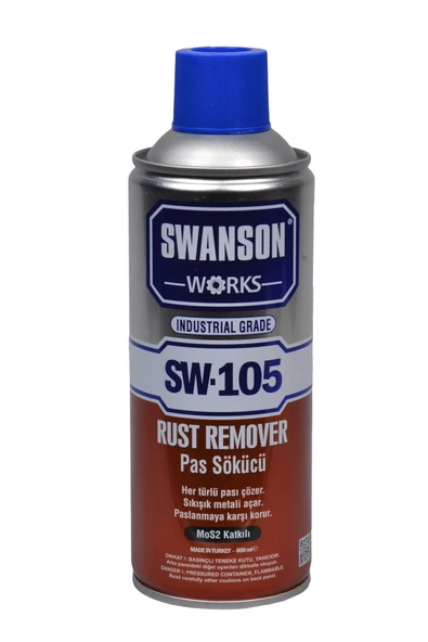 SWANSON WORKS Pas Sökücü Yağlayıcı Ve Koruyucu Sprey 400 Ml ürün görseli