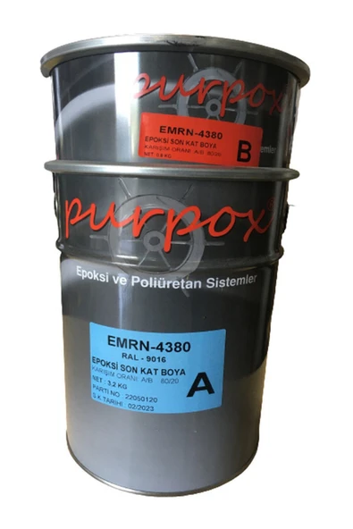 Çelebi Purpox Marine Epoksi Son Kat Boya Mavi RAL5017 5 KG - 2