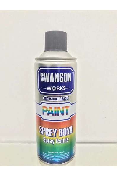 SWANSON Gri Renk Spray Boya 400 Ml