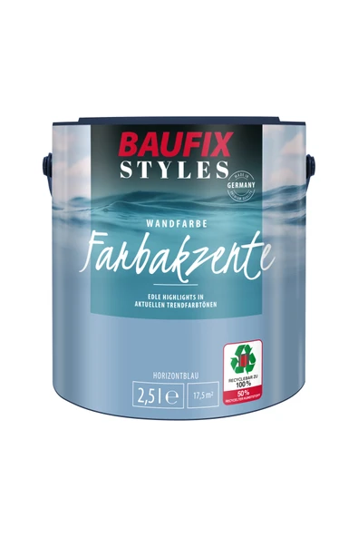 Spreycim Baufix Su Bazlı İç Cephe Duvar Boyası Ufuk Mavisi 2,5 LT