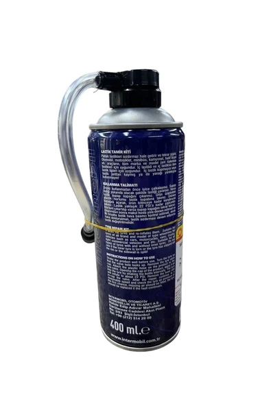 x1marka Tüm Araç ve Lastik Türler İçin Lastik Tamir Spreyi Hızlı Lastik Şişirici Büyük Boy Lastik Tamir Kiti - Resim 6