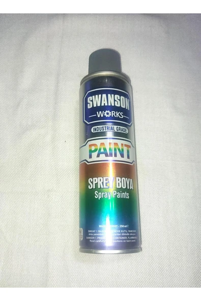SWANSON Gri Renk Spray Boya 250 Ml (3adet) ürün görseli