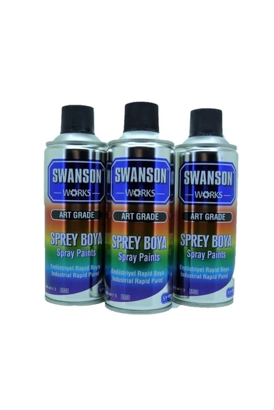 SWANSON Siyah Sprey Boya 400ml