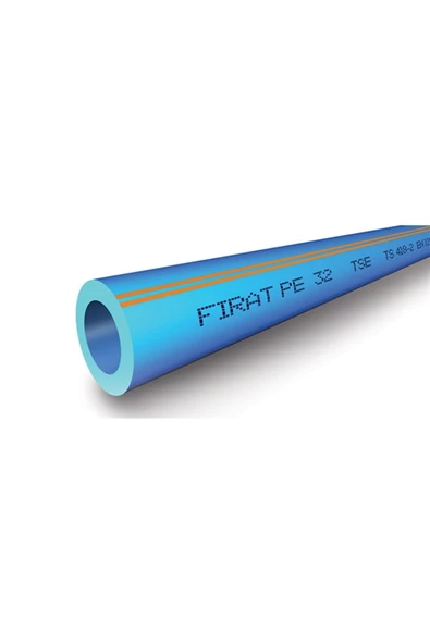 FIRAT 20 Mm Mavi Kangal Boru Sulama Borusu 10 Atü (100 Metre) - 7