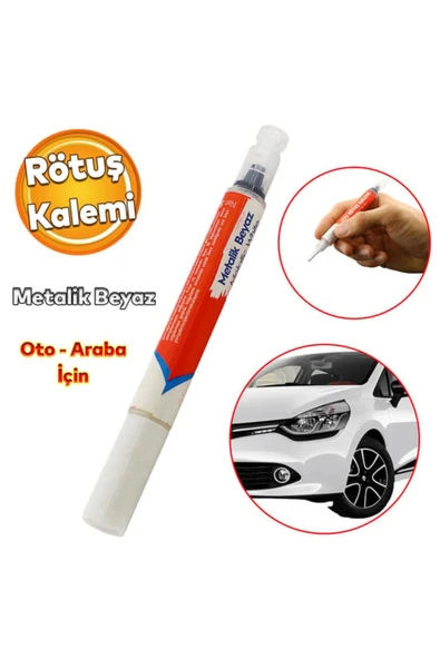 Vodaseal Oto Rötuş Kalemi 5 ml -Beyaz Metalik ürün görseli