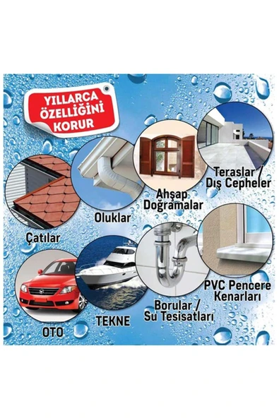 Vodaseal Leak Fix Kauçuk Kaplama Şeffaf 700 Gr - Resim 2