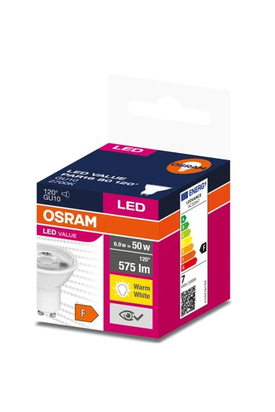 Osram Ledvance Osram Led Value 6,9w Par16 80 36 Gu10 2700k ürün görseli 1