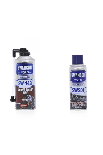 Spreycim Lastik Tamir Köpüğü Kiti + Torpido Temizleyici Parlatıcı Sprey İkili Set 400 ML ürün görseli 1