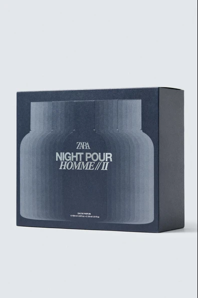 ZARA NIGHT POUR HOMME II EDP 100 ML (3.4 FL.OZ) + 30 ML (1.0 FL. - Resim 2