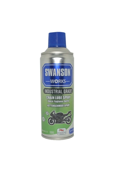 SWANSON WORKS Motosiklet Bisiklet Zincir Yağlama Spreyi 200 ml ürün görseli