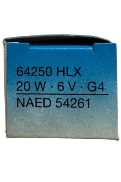 Osram 64250 HLX 20W 6V G4 Duylu ESB Halojen Ampul (4 Adet) ürün görseli 1