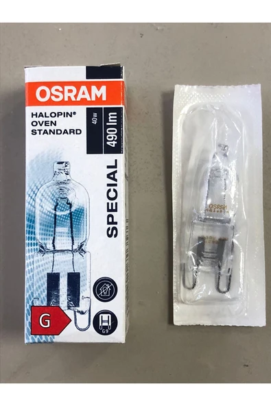 Osram 3 ADET OSRAM G9 40W=490 LÜMEN FIRIN LAMBASI - Resim 4