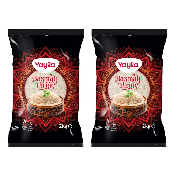 Yayla Bakliyat Basmati Pirinç 2 kg x 2 Adet ürün görseli
