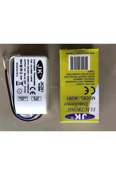 JK ELEKTRONİK TRAFO  Jk261  220V : 10-60w DIMMABLE - Resim 3