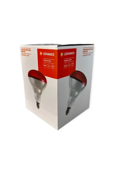 Osram Ledvance İnfrared Ampül 250W BR40 E27 RED 1200K - Resim 4