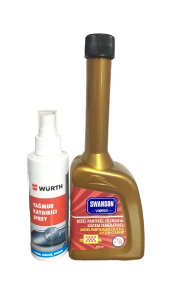 Würth Swanson Works Dizel Enjektör Temizleyici 300 Ml Yağmur Kaydırıcı Sprey 150 Ml ürün görseli