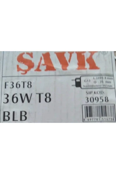 Tarz Teknik Blb 36w,t8 Blb Floresan Lamba Şavk Mağaza Ürünü - 2