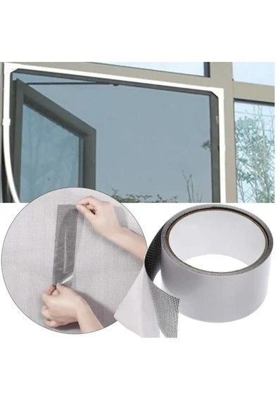 AYMAGNET Sineklik Yaması 50mmx2mt Tamir Kiti Bantı , Sineklik Yama Tamir Bandı (2 Metre)