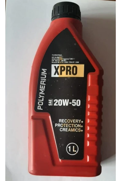 Adoil 1 Litre Polymerium Xpro1 20/50 Motor Yağı 20w-50 Motor Yağı 1lt ürün görseli