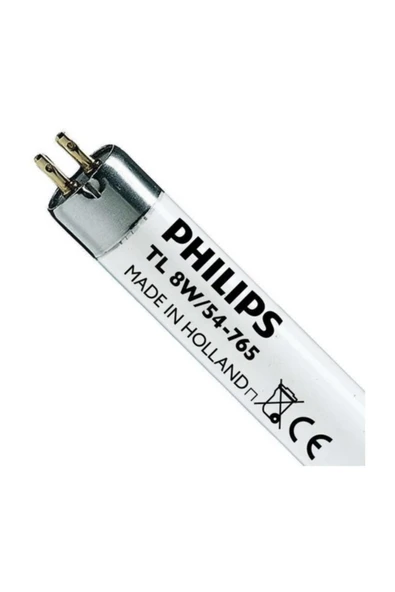 Philips 10 Adet Phılıps 8w/54-765 T 5 Floresan Lamba Beyaz ürün görseli 1