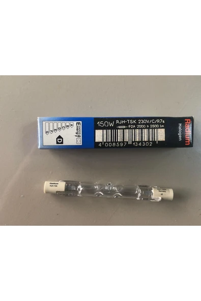 Radium 2 ADET RADİUM ÇUBUK HALOJEN LAMBA 150W 2500 LÜMEN 78mm - 2