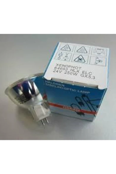 Osram 24v 250w 64653 Xenephot G5.3 Çanak Ampul - Resim 4