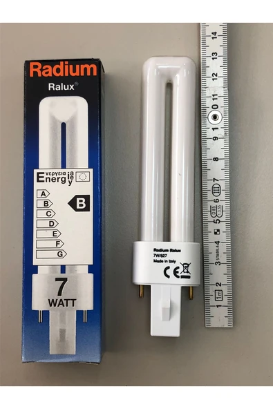 Radium 2 ADET PLS 7W/827 2P 400 LÜMEN 2700 KELVİN SARI LAMBA - Resim 4