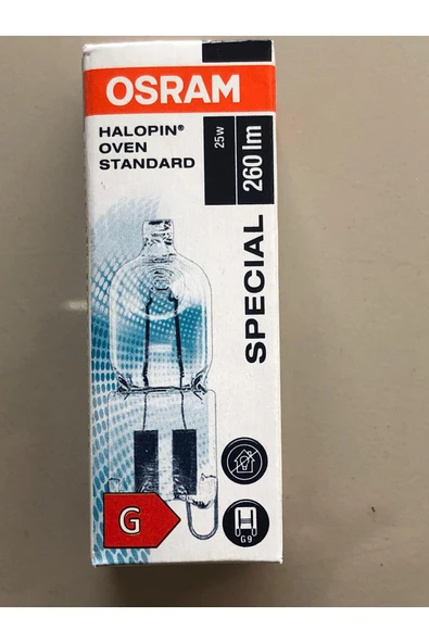 Osram 5 ADET OSRAM G9 25W=260 LÜMEN FIRIN LAMBASI - Resim 2