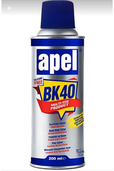 Mitre Apel Mitre Bk40 Pas Sökücü 400 ml Yağlayıcı Koruyucu Genel Amaçlı Sprey Bk40 ürün görseli