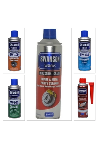 SWANSON WORKS Balata-motor-gres-silikon-dizel Katkı Bakım Set ürün görseli