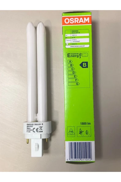 Osram 5 Adet Plc Lamba 26w/827 2p 2700 K 1800 Lümen Sarı Boy:16.5cm ( 10w-13w-18w Yerine Olmaz ) - Resim 3