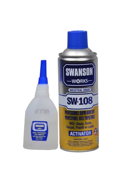 SWANSON WORKS Hızlı Yapıştırıcı 250 Ml 3 Adet - 2