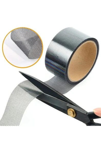 AYMAGNET Sineklik Yaması 5mmx2Mt Tamir Kiti Bantı , Sineklik Yama Tamir Bandı Yamsı(2 Metre)