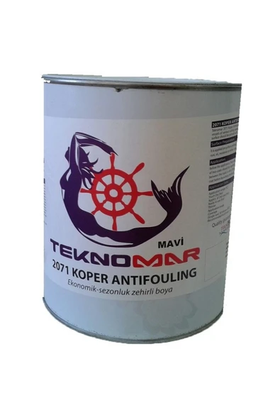 teknomarin Teknomar 2071 Bakır Esaslı Zehirli Boya 1kg Mavi ürün görseli