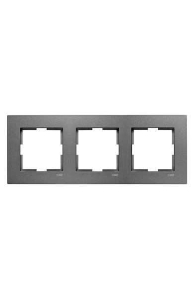 VİKO Viko 92190643 Novella Füme Üçlü Çerçeve ürün görseli 1