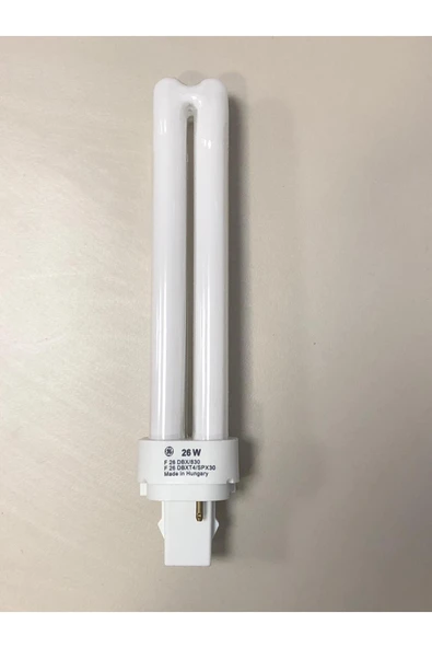 General Electric 2 Adet G/e Plc Lamba 26w/830 2p 3000 Kelvin 1800 Lümen Sarı Boy:16.5cm ( 10w-13w-18w Yerine Olmaz ) ürün görseli 1