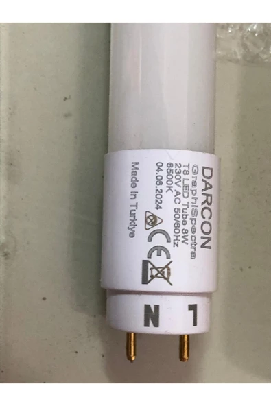 DARCON 60 CM  GRAPHICA LED DARCON GRAPHİSPECTRA 8W 6500K T8 LED ürün görseli 1