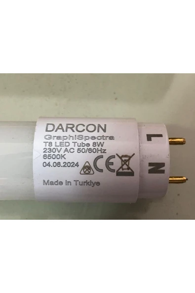 DARCON 60 CM  GRAPHICA LED DARCON GRAPHİSPECTRA 8W 6500K T8 LED - Resim 3