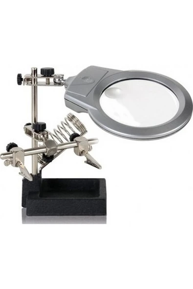 İthal HAVYA STANDLI MERCEKLİ MASA LAMBASI HZB ZD-10M