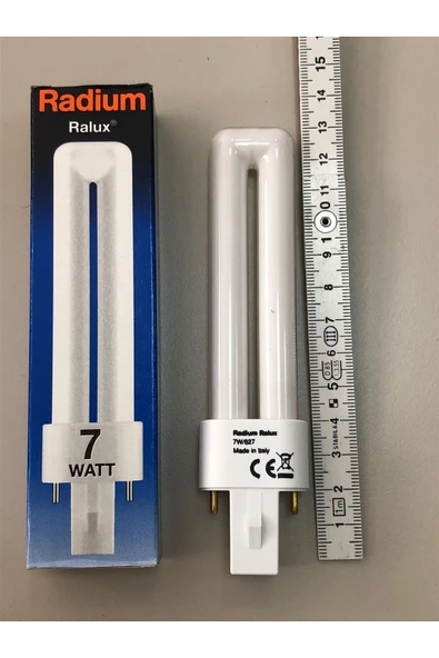 Radium 2 ADET PLS 7W/827 2P 400 LÜMEN 2700 KELVİN SARI LAMBA ürün görseli 1