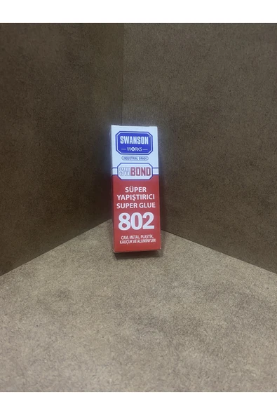 SWANSON 802 Süper Kapon yapıştırıcısı Cam Metal Ahşap Metal Plastik Alüminyum - 6