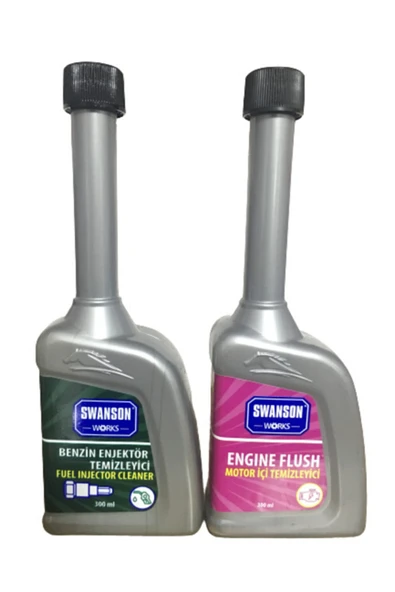SWANSON WORKS Benzin Enjektör Temizleyici 300 ml + Motor Içi Temizleyici 300 ml ürün görseli