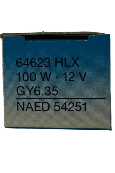 Osram 64623 HLX 100W 12V GY6.35 Duylu EVA Halojen Ampul (2 Adet) ürün görseli 1