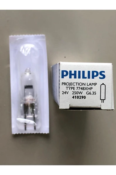 Philips 10 ADET PHILIPS 7748XHP  24V 250W G6,35 HALOJEN LAMBA