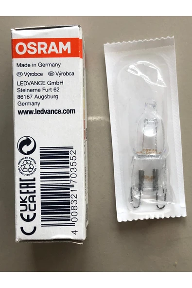 Osram 5 ADET OSRAM G9 25W=260 LÜMEN FIRIN LAMBASI - Resim 4