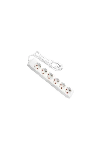 VİKO 6'lı 5 Metre Kablolu Grup Priz