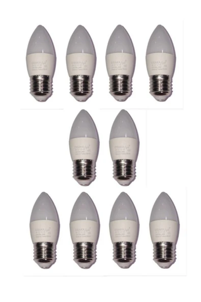 Osaka 6w Led Ampul E-27 Duylu Beyaz Işık 10 Adet ürün görseli 1
