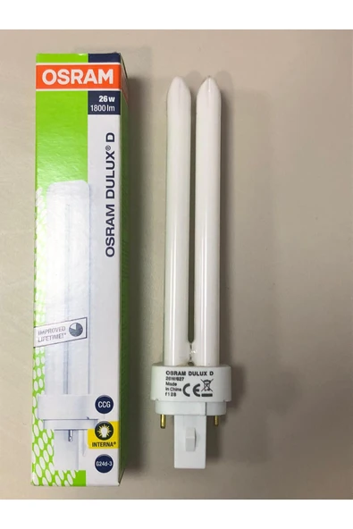 Osram 5 Adet Plc Lamba 26w/827 2p 2700 K 1800 Lümen Sarı Boy:16.5cm ( 10w-13w-18w Yerine Olmaz ) - Resim 4
